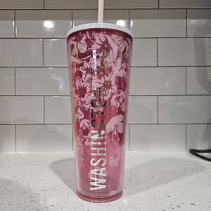 Starbucks Pink Floral Washington D.C. Tumbler